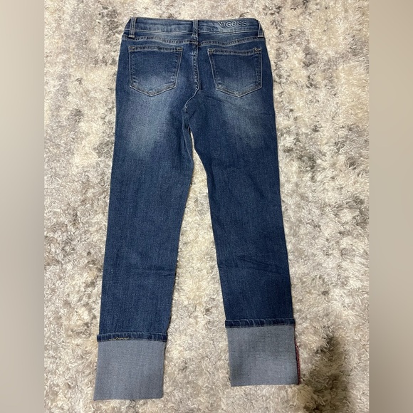🔥🔥ADORABLE Vigoss ankle straight super stretch regular ride girls jeans size 8 - Picture 8 of 9